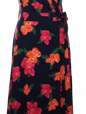 market & spruce maxi dress Market and Spruce Black Floral Maxi Dress Cross Back Women's Size XS